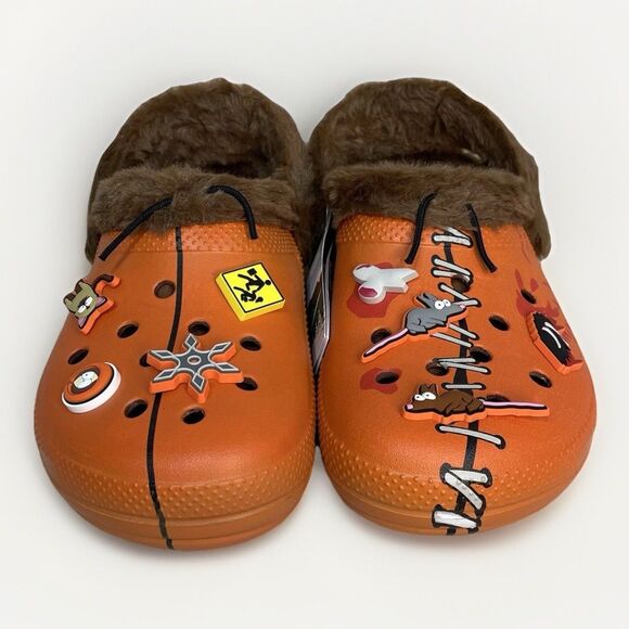Crocs Adult South Park Kenny Classic Clog Mens 9 Women 11 Fur Lined Orange/Brown main image 4